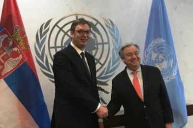 VUČIĆ SA PRVIM ČOVEKOM UN: Od Gutereša tražio ove 3 stvari!