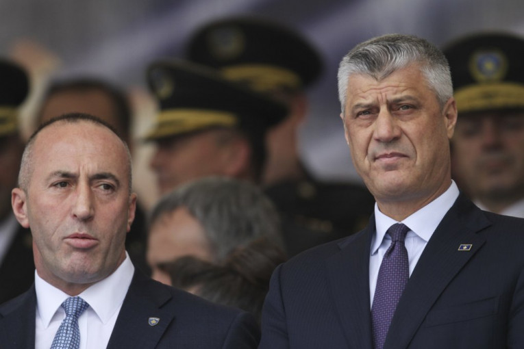 ŠIPTARSKA POSLA: Tači i Haradinaj slave početak napada NATO agresora