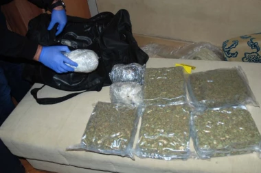 Velika akcija policije u Novom Sadu! Uhapšen diler: Zaplenjeno 3,5 kilograma droge!