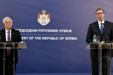(VIDEO) Vučić posle sastanka: Svaka ideja Srbije o kompromisnom rešenju je ubijena! Borel: Radićemo zajedno na obnovi dijaloga