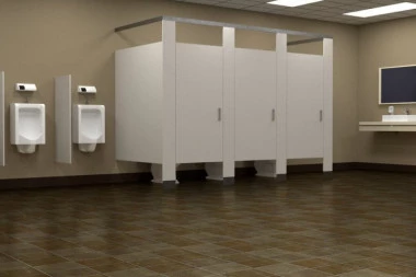 Zašto vrata javnih toaleta nisu skroz do poda?