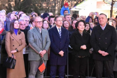 (FOTO) STEFANOVIĆ NA KALEMEGDANU: Srpski narod oseća solidarnost sa Kinom