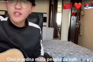 "Želim vam sve najbolje, Kinezi prijatelji su s vama": Emotivna pesma studenta iz Kine kao podrška Srbiji u borbi protiv koronavirusa