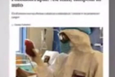 (VIDEO) ITALIJANSKI MEDIJI PIŠU: Bolnica u Rimu odobrila upotrenu ozona u lečenju zaraženih koronavirusom!