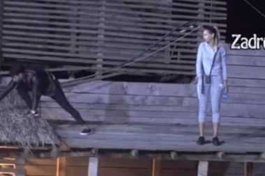(VIDEO) Napustili imanje: Iva i Filip na krovu "Zadruge", ukućani uspaničeno jurili za nijima!