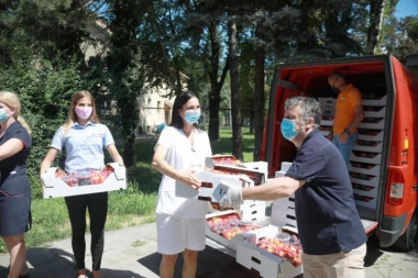 I Nele se priključio Mozzartovoj akciji - 30 tona voća za medicinare u svim kovid bolnicama u Srbiji