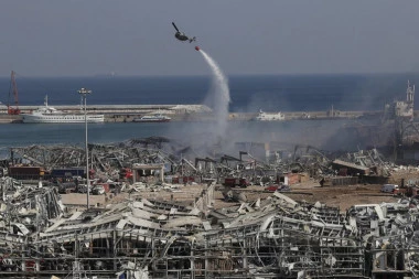 ŠOK SNIMAK! Raketa raznela Bejrut na komade, ona je glavni krivac za nastalu katastrofu?