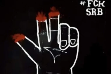 (VIDEO+FOTO) TO NISU HULIGANI, TO SU TERORISTI! Albanci pred gostovanje Zvezde prete: "Ubićemo Srbe i slomićemo im njihova tri prsta"