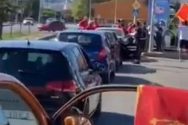 (VIDEO) Gubitnici pristižu u Podgoricu na zakazani skup