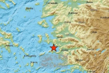 Zemljotres u Egejskom moru pogodio je Grčku i Tursku