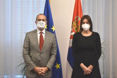 Ministarka Irena Vujović sa Semom Fabricijem o nastavku saradnje sa Delegacijom EU u oblasti zaštite životne sredine