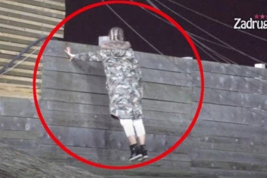 (VIDEO) BEŽI IZ ZADRUGE! Popela sa na krov, preskače ogradu: KAMERE SVE USNIMILE!