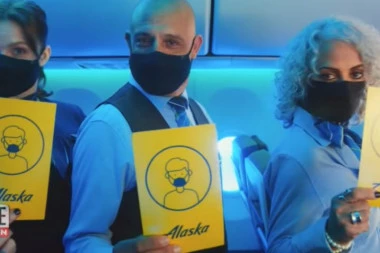 (VIDEO) ORIGINALNO, NEMA ŠTA! Njima je dosadilo da u avionima stalno upozoravaju putnike na zaštitne mere, pa su uradili ovo!