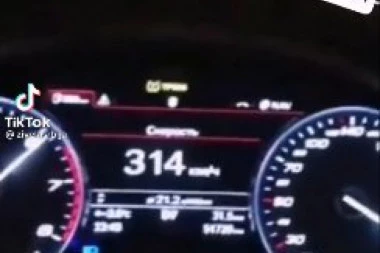 (VIDEO) UHAPSITE GA, UBIĆE NEKOG! Bahati vozač AUDIJA jurcao novosadskim auto-putem od čak 318 kilometara na čas