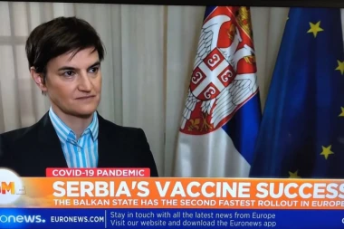 SRBIJA JE GLAVNA TEMA U EVROPI! Premijerka Ana Brnabić u jutarnjem programu na Euronjuzu o uspehu u nabavci vakcina