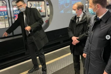 Nastavak posete u Francuskoj: Siniša Mali obišao metro u Lionu: