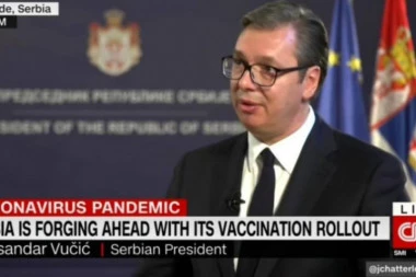 PREDSEDNIK VUČIĆ DAO INTERVJU ZA CNN: Američka televizija hvali proces vakcinacije u Srbiji!