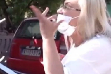 (VIDEO) SKANDAL: Marija Kulić se kao furija zaletela i počela da vređa NOVINARSKE EKIPE, izašao i Siniša!