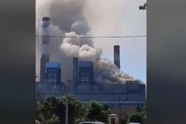 (FOTO, VIDEO) HAVARIJA U TENTU: Kulja dim iz  bloka 1, opsadno stanje oko najveće termoelektrane u Srbiji