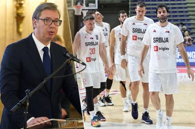 NACIONALNA KATASTROFA: Predsednik Vučić imao KOŠMARNU NOĆ zbog košarkaša!