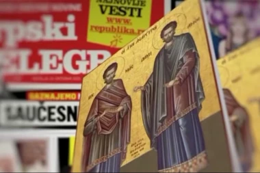 NE PROPUSTITE: Srpski telegraf čitaocima poklanja magnet-ikonu Sveti Kozma i Damjan! (VIDEO)