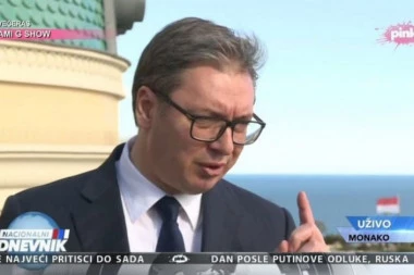 SRBIJA U VELIKOM PROBLEMU: Predsednik Vučić se obratio iz Monaka
