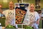 Nikolija snimila Vesnu zmijanac u KUHINJI sa keceljom u ŠOK IZDANJU: Pevačica pokazala delić praznične atmosfere za Vaskrs, a od ĐAKONIJA NA STOLU haos! (VIDEO)