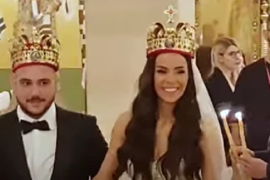 Đanijev sin se venčao u CRKVI! Nina i Miloš nisu skidali osmeh sa lica (VIDEO)