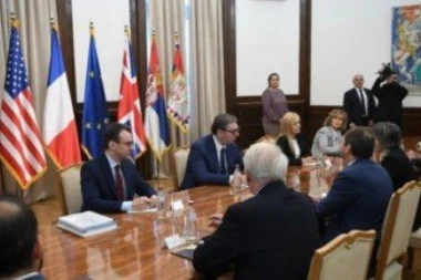 Ozbiljni i za Srbiju suštinski važni razgovori! Vučić se sastao sa ambasadorima zemalja Kvinte! (FOTO)