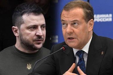 CIRKUS NAKAZA I OTMICA EVROPE! Medvedev brutalno komentarisao posetu Zelenskog starom kontinentu: Bradata manekenka u zelenoj smrdljivoj majici...