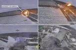 SNIMAK UNIŠTENJA RUSKOG BACAČA RAKETA: Dron se zabija u ruski raketni sistem (VIDEO)