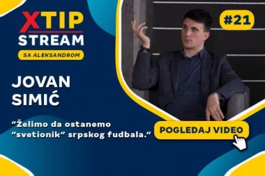 Xtip Stream Emisija - Jovan Simić: "Želimo da ostanemo "svetionik" srpskog fudbala"!