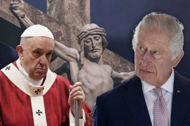 ČARLS TREĆI BI DA BUDE KAO ISUS HRIST: Papa Franja britanskom kralju za krunisanje dao deliće Časnog krsta (FOTO)