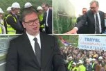DANAS JE ZA NAS VELIKI DAN! Vučić otvorio deonicu Moravskog koridora: Ovi putevi ostaju kao naš trag u vremenu (FOTO)