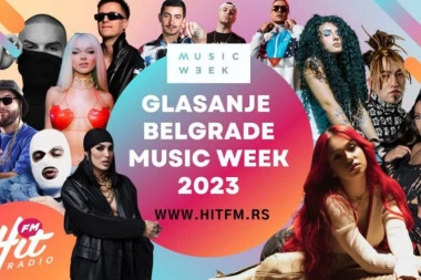 Za četiri dana počinje Belgrade Music Week: Publika bira hit numeru i hit izvođača godine!
