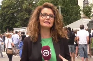 REPORTERKA N1 RAZOČARANO PRIZNALA: Manje je ljudi na protestu! (VIDEO)