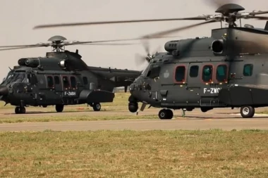 ERBASI SLETELI NA AERODROM SOLNOK: Oružanim snagama Mađarske isporučena prva dva helikoptera H225M (VIDEO)