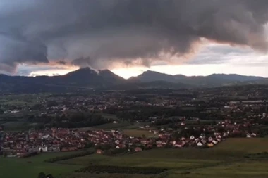 SCENE U SRBIJI KAO IZ FILMOVA STRAVE: Crni oblak se nadvio nad Nišom - stanovnici ovog grada u ČUDU!