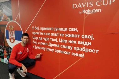 TO, NOLE, SRBENDO! Đoković pred svaki meč peva Marš na Drinu