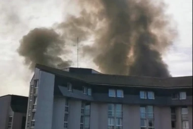 GORI ZGRADA ''ELEKTROKRAJINE'' Drama u Banjaluci, hitno evakuisani radnici i hotel ''Bosna''!