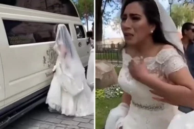 I OVO SE, NAŽALOST, NEKIM ŽENAMA DEŠAVA! Mlada tražila mladoženju na svadbi, a kad je otvorila vrata automobila SAMO ŠTO NIJE UMRLA! (VIDEO)