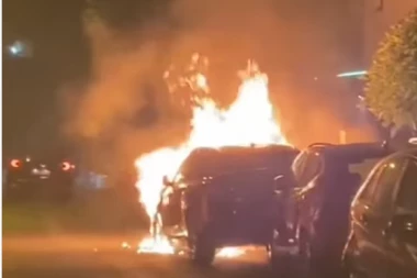 BIVŠI JOJ IZ OSVETE ZAPALIO LIMUZINU!? Izgoreo BMW X4 u Beogradu! (FOTO)