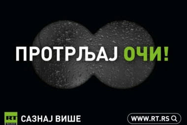 RT Balkan informativna služba je pokrenula reklamnu kampanju "Protrljaj oči!" (FOTO)