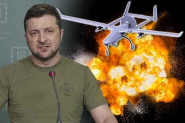 ZELENSKI SE DIŽE KAO FENIKS IZ PEPELA! Ukrajinci oborili 12 RUSKIH dronova!