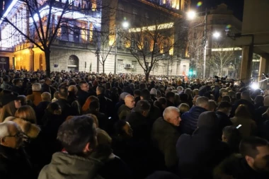 PONOVO BIO BLOKIRAN CENTAR BEOGRADA: Završen još jedan protest koalicije "Srbija protiv nasilja"