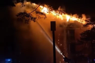 GORI INSTITUT "ČIGOTA" NA ZLATIBORU! Vatrogasci se celu noć bore sa plamenom! (VIDEO)