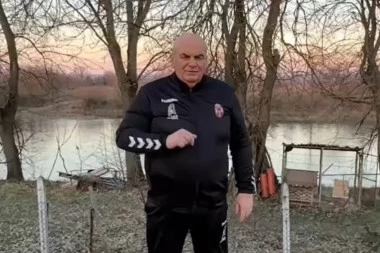"MORAVA ME ODGAJILA": Dragan Marković Palma trenira pored reke gde je odrastao (VIDEO)