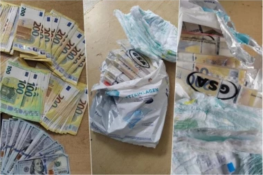 ŠOKANTNO OTKRIĆE NA GRANICI: Evo kako je par pokušao da prokrijumčari 130.000 evra i 5.500 dolara!