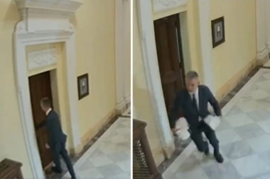 BRUKA I SRAMOTA! Pogledajte kako poslanici opozicije kradu toalet papir u Skupštini (VIDEO)