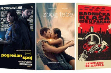 Repetoari Cineplexx bioskopa u Beogradu za period od 11. do 17. aprila